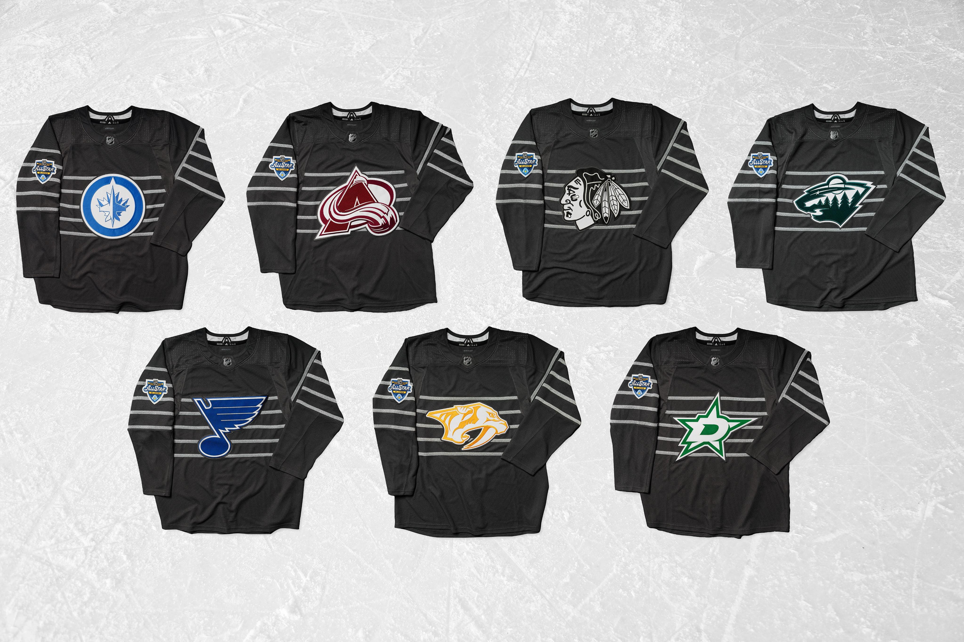 nhl all star game jerseys history